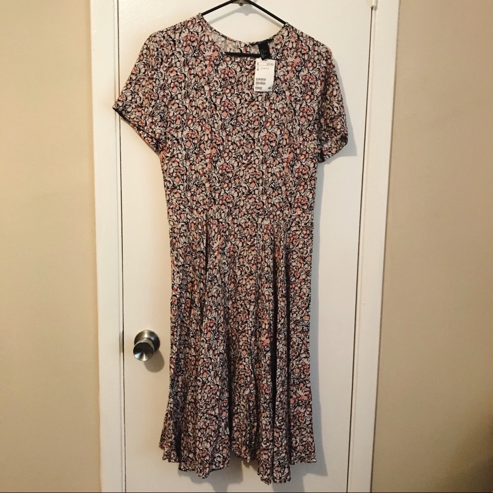 H&M Casual Floral Calf Length Dress